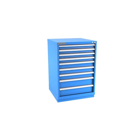 Champion Tool Storage Modular Tool Cabinet, 9 Drawer, Blue, Steel, 28 in W x 28-1/2 in D x 41-3/4 in H S18000901ILCFTB-BB